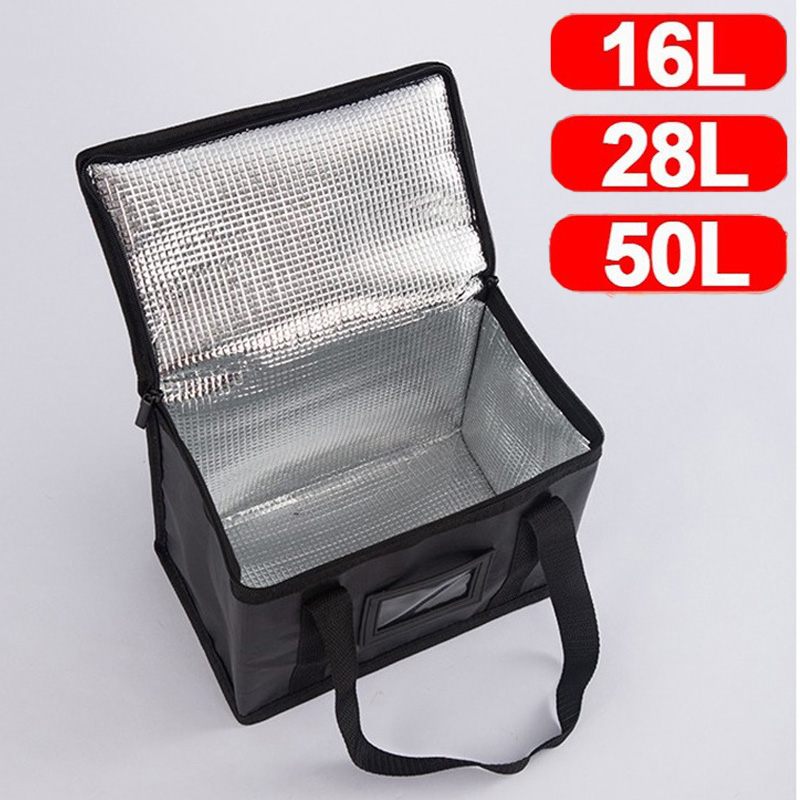 Food Storage Zipper Bags - 1pc Bolsa Térmica Grande Isolada para