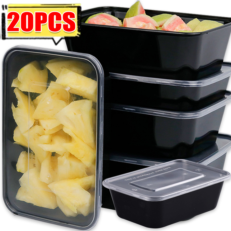 Food Storage Prep Containers - Recipientes para armazenamento de alimentos 10/20x