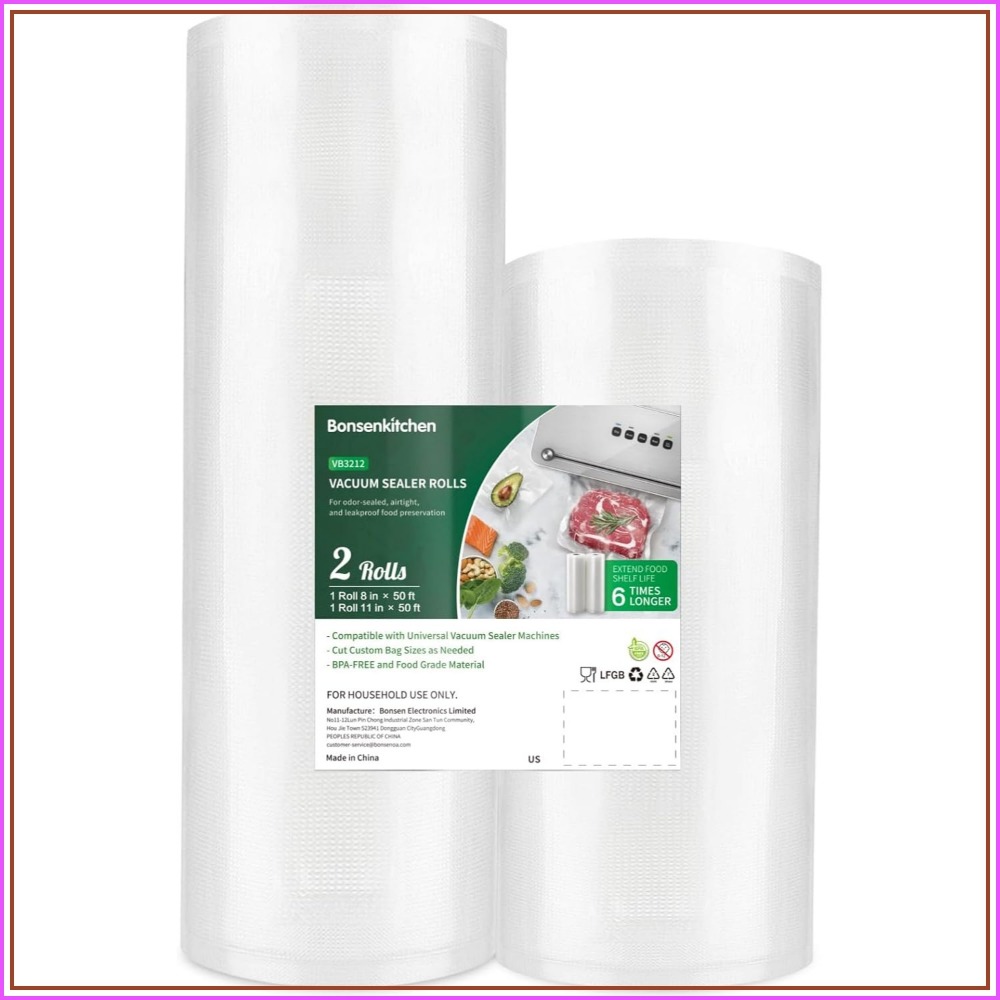 Food Storage Vacuum - Rolos de Selagem a Vácuo para