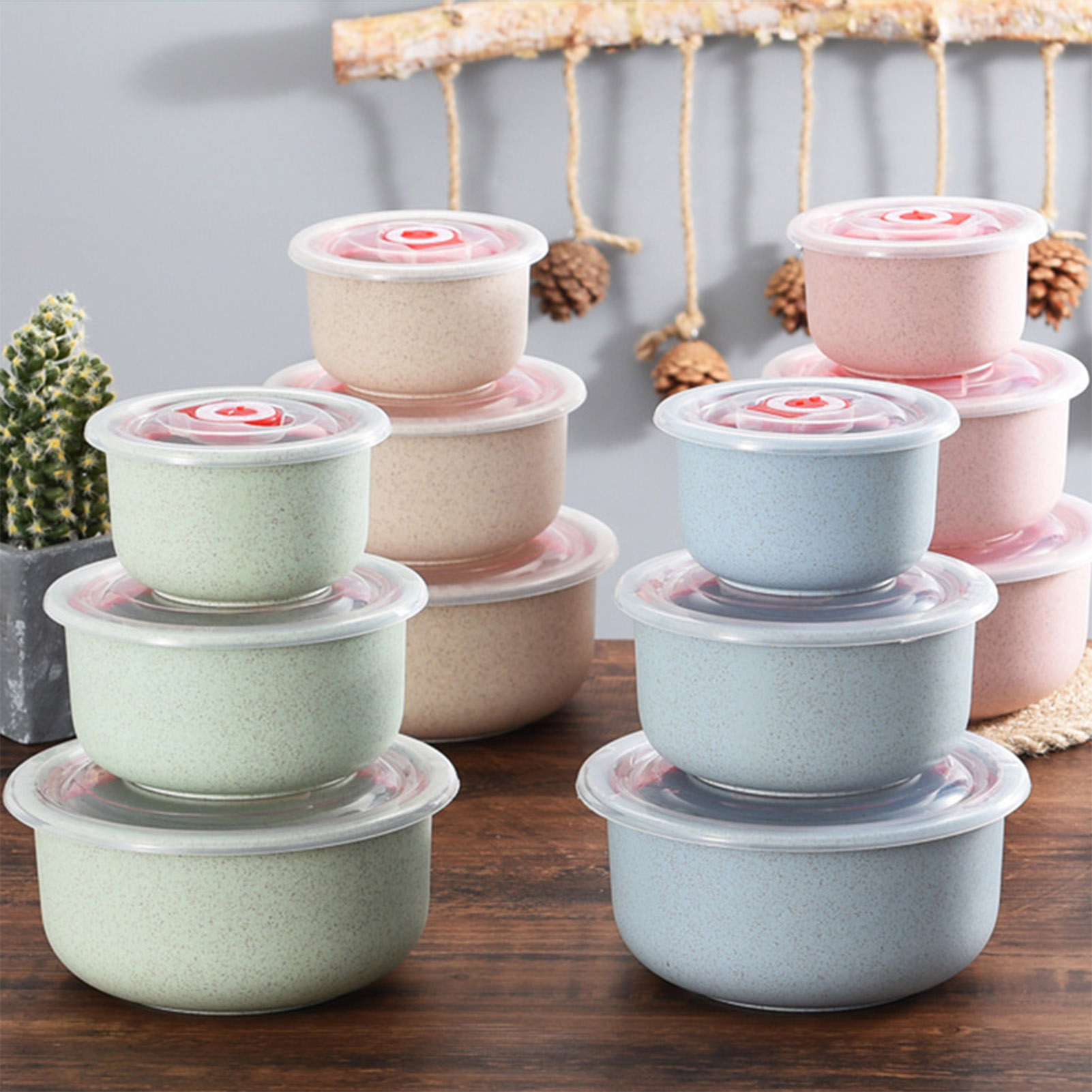 Storage Food Prep - 3 pçs recipientes de armazenamento de
