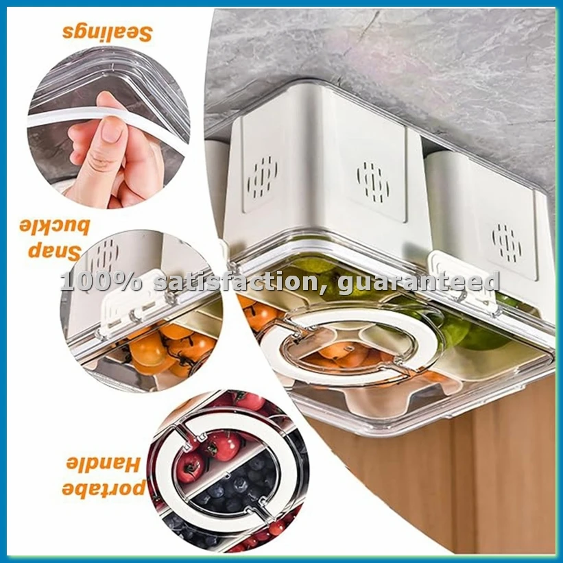 Food Storage Kitchen - Bandeja de Frutas para Piquenique Grande,