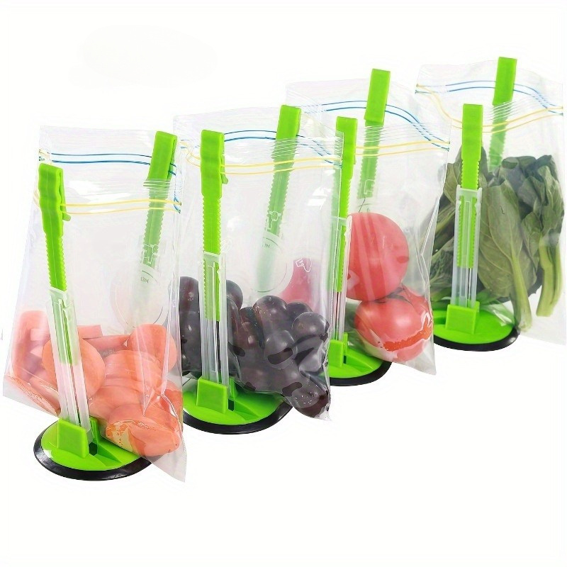 Storage Food Prep - Suporte Ajustável para Sacolas – Organizador