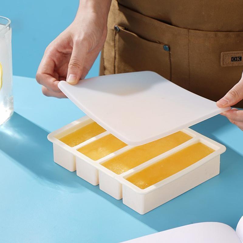 Food Storage Large - Bandeja de Silicone Extragrande com Tampa,