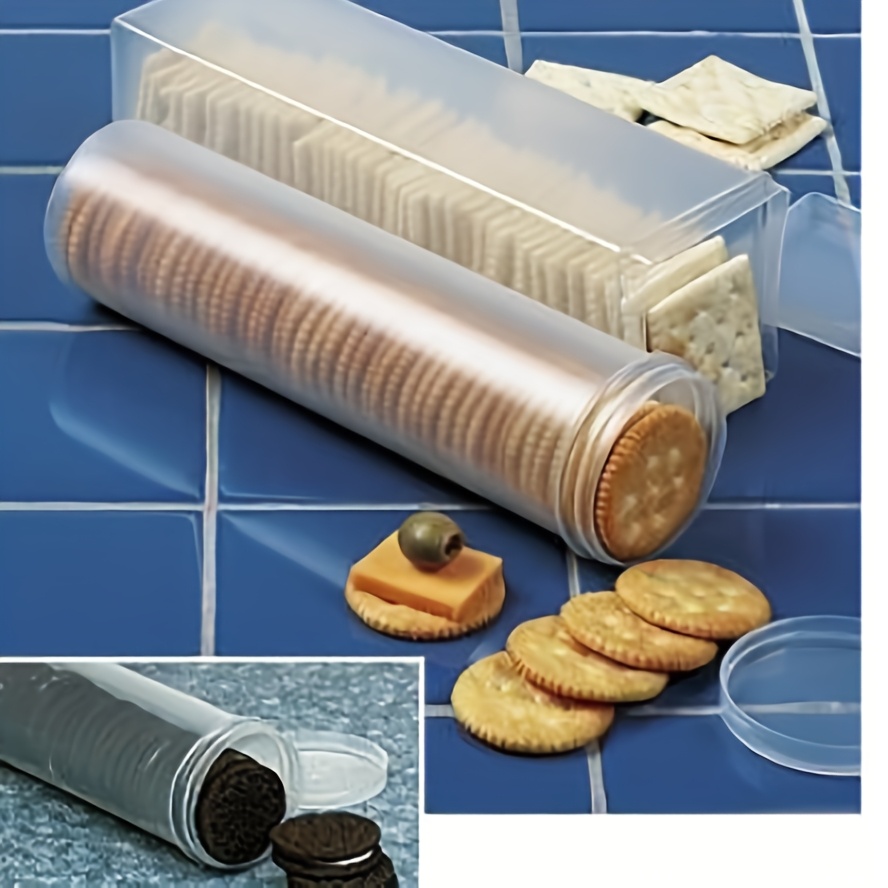 Food Storage Containers Plastic Box - Recipiente Retangular Transparente Selado para Armazenamento