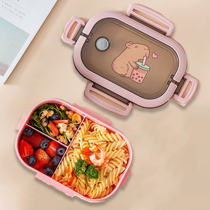 Food Storage Equipment - Capivara bento lancheira anime animais impressão