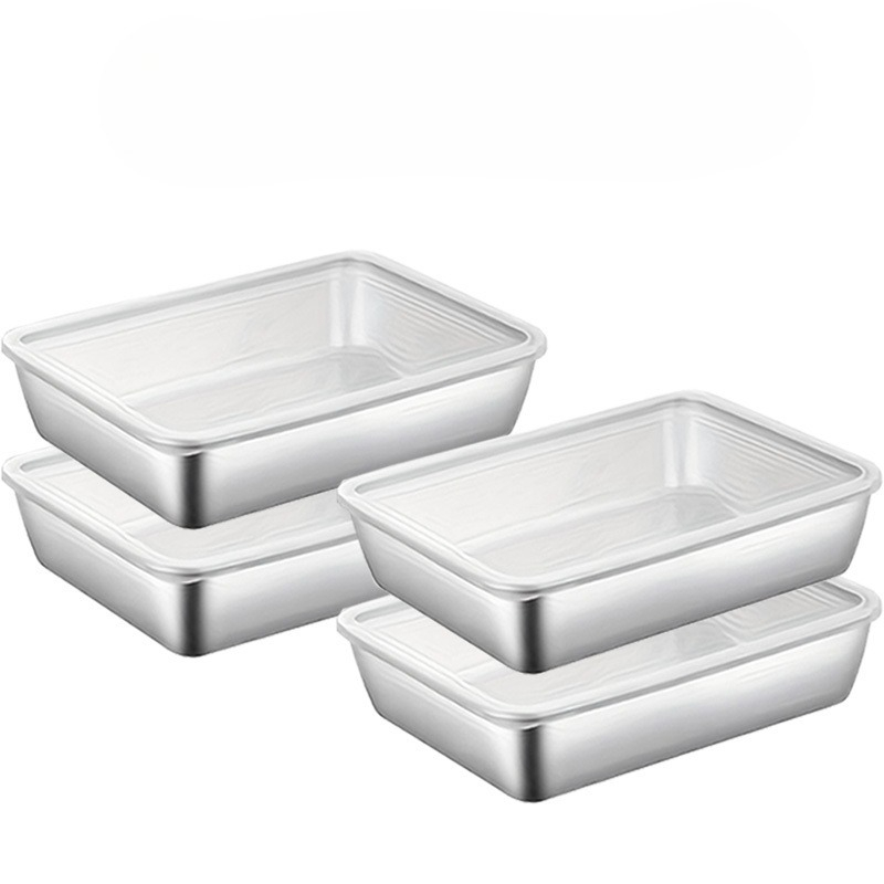 Storage Food Prep - Conjunto de 4 Recipientes de Armazenamento