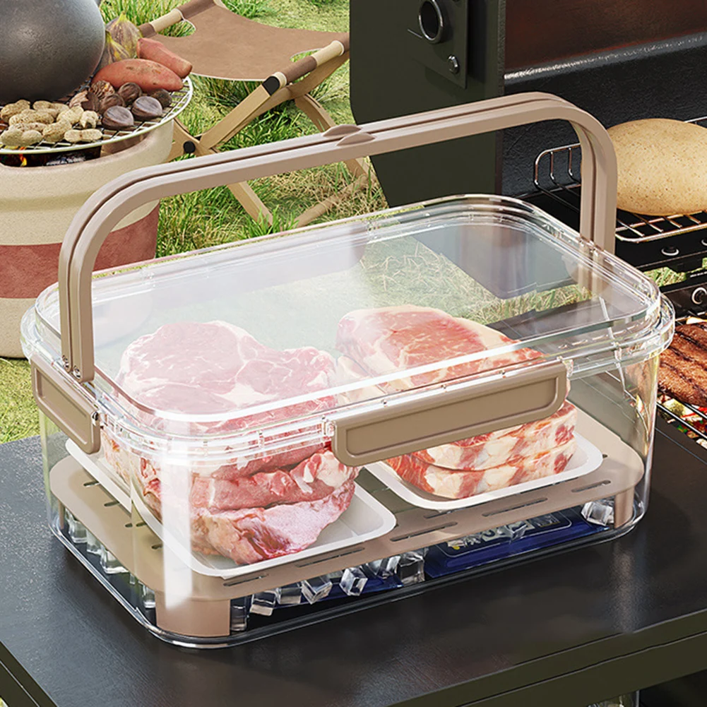 Food Storage Containers Plastic Box - Recipiente portátil de armazenamento de alimentos,