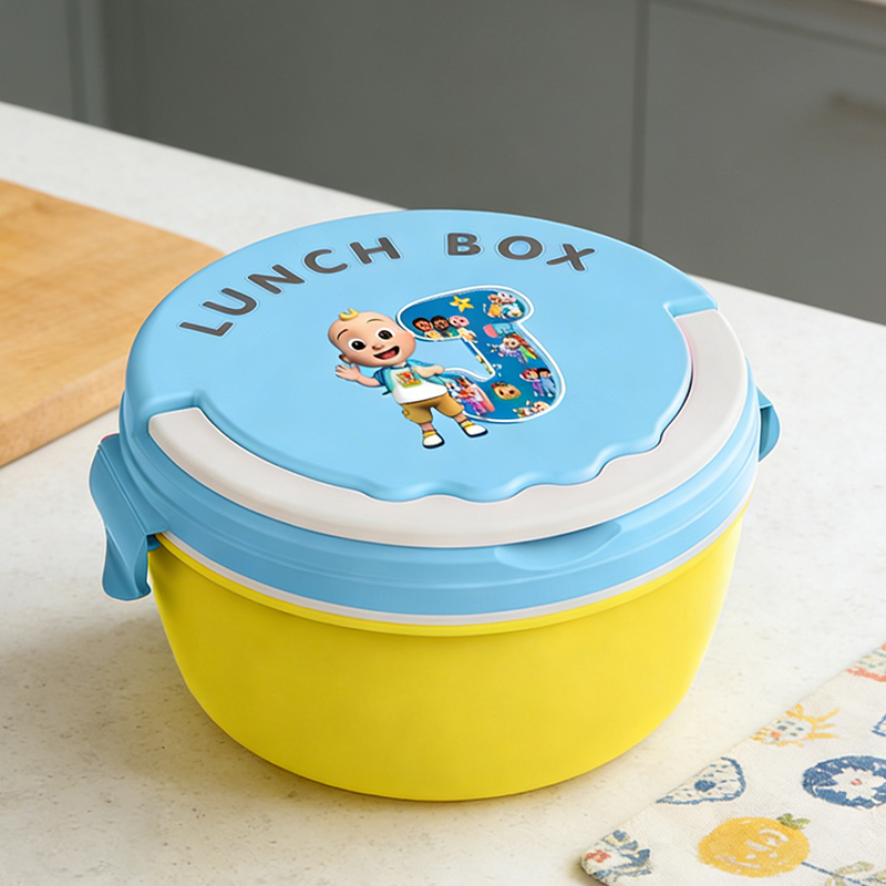 Food Storage Kitchen - Lancheira Portátil Cocomelon para Meninos, Caixa