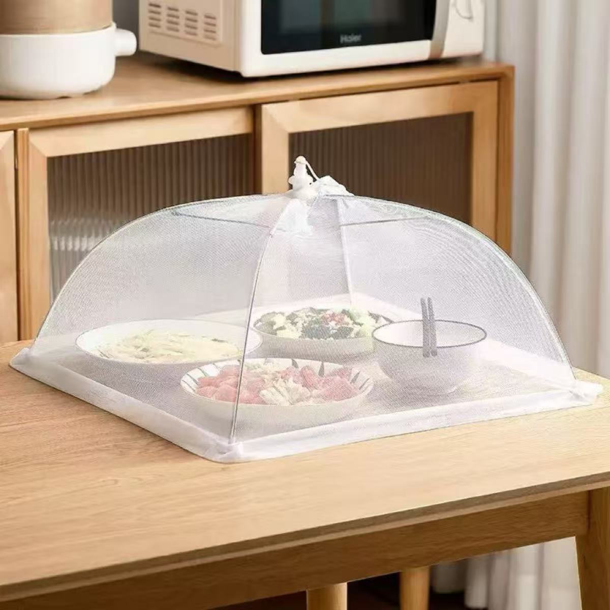 Food Storage Net - Tampa de Malha Dobrável Lavável para