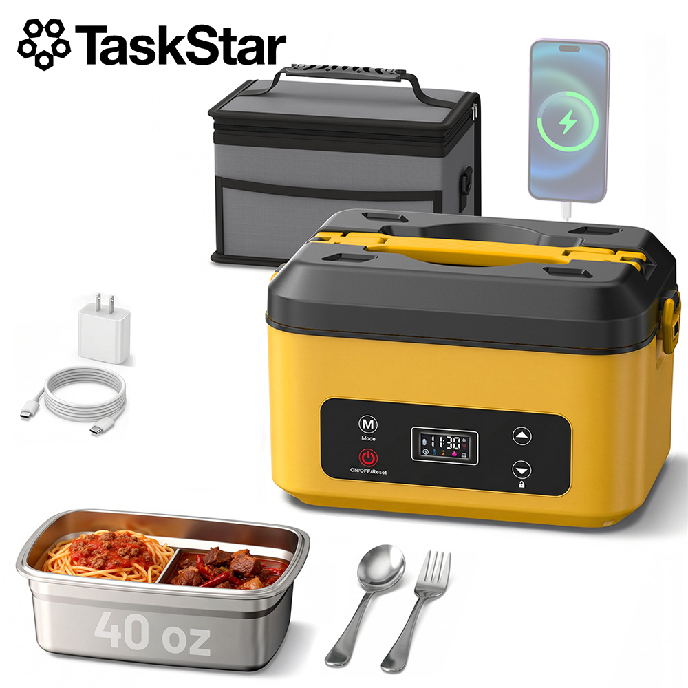 Food Storage Warmer - Lancheira Térmica Portátil TaskStar 40oz Sem