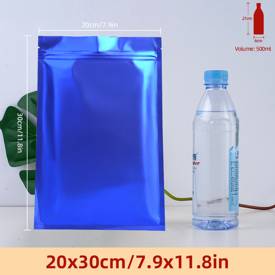 Food Storage Zipper Bags - 100 unidades de bolsas com zíper