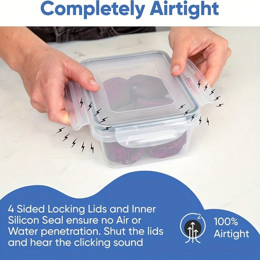 Conjunto de 24 Recipientes par - Storage Food Prep avaliação e preço