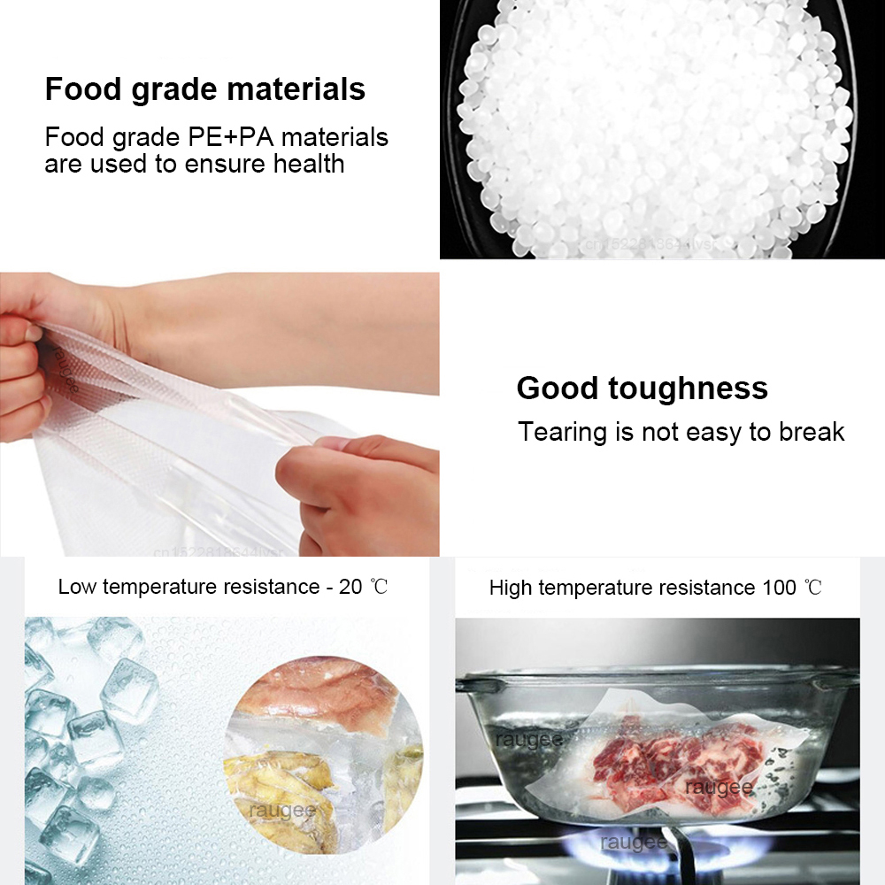 Sacos De Embalagem A Vácuo Par - Food Storage Vacuum avaliação e preço
