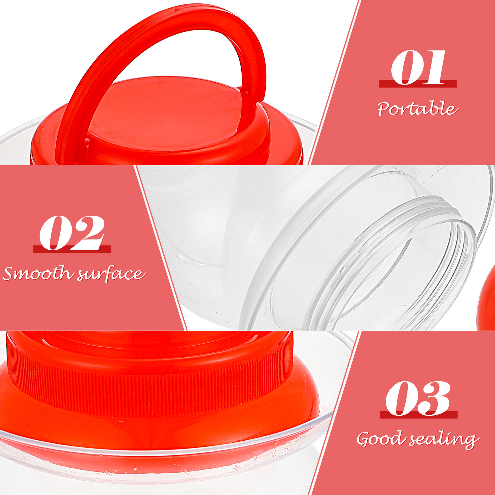 2 unidades de potes de plástic - Food Storage Kitchen avaliação e preço