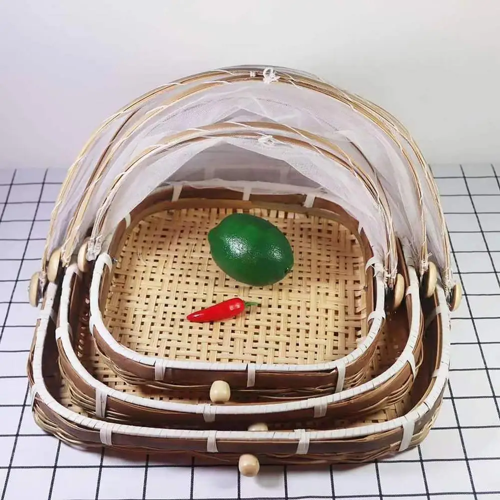 Mão-tecido de bambu comida ser - Food Storage Net avaliação e preço