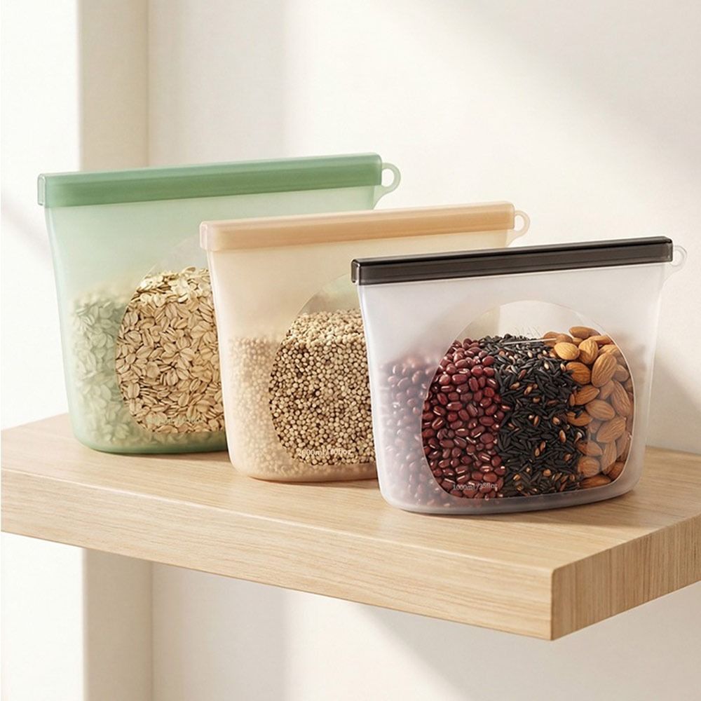 Saco de Silicone para Conserva - Food Storage Zipper Bags avaliação e preço
