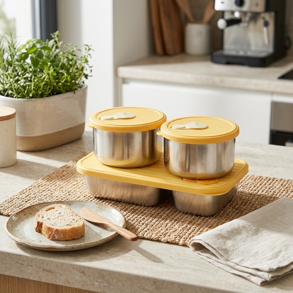 Conjunto de Caixas de Almoço e - Storage Food Prep avaliação e preço