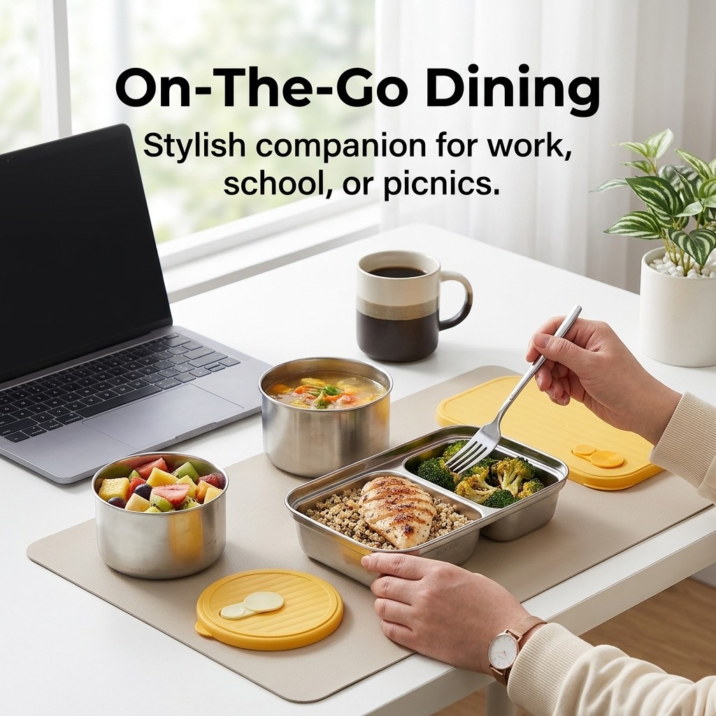 Conjunto de Caixas de Almoço e - Storage Food Prep avaliação e preço