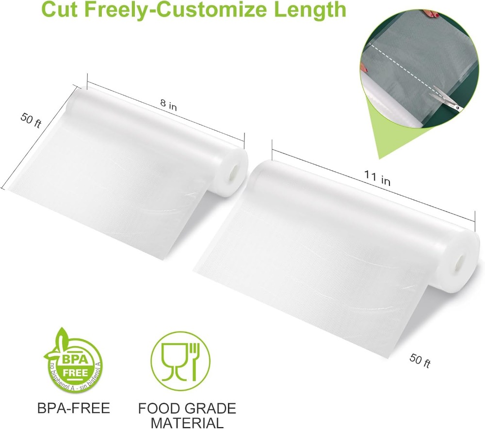 Rolos de Selagem a Vácuo para  - Food Storage Vacuum avaliação e preço