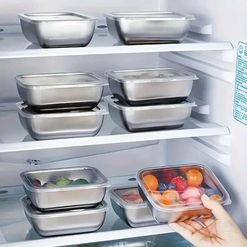Conjunto de 5 Recipientes de A - Storage Food Prep avaliação e preço
