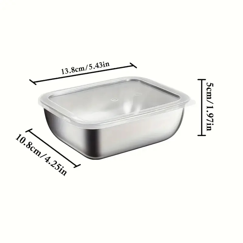 Conjunto de 5 Recipientes de A - Storage Food Prep avaliação e preço