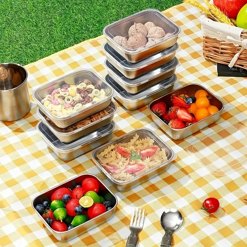 Conjunto de 5 Recipientes de A - Storage Food Prep avaliação e preço