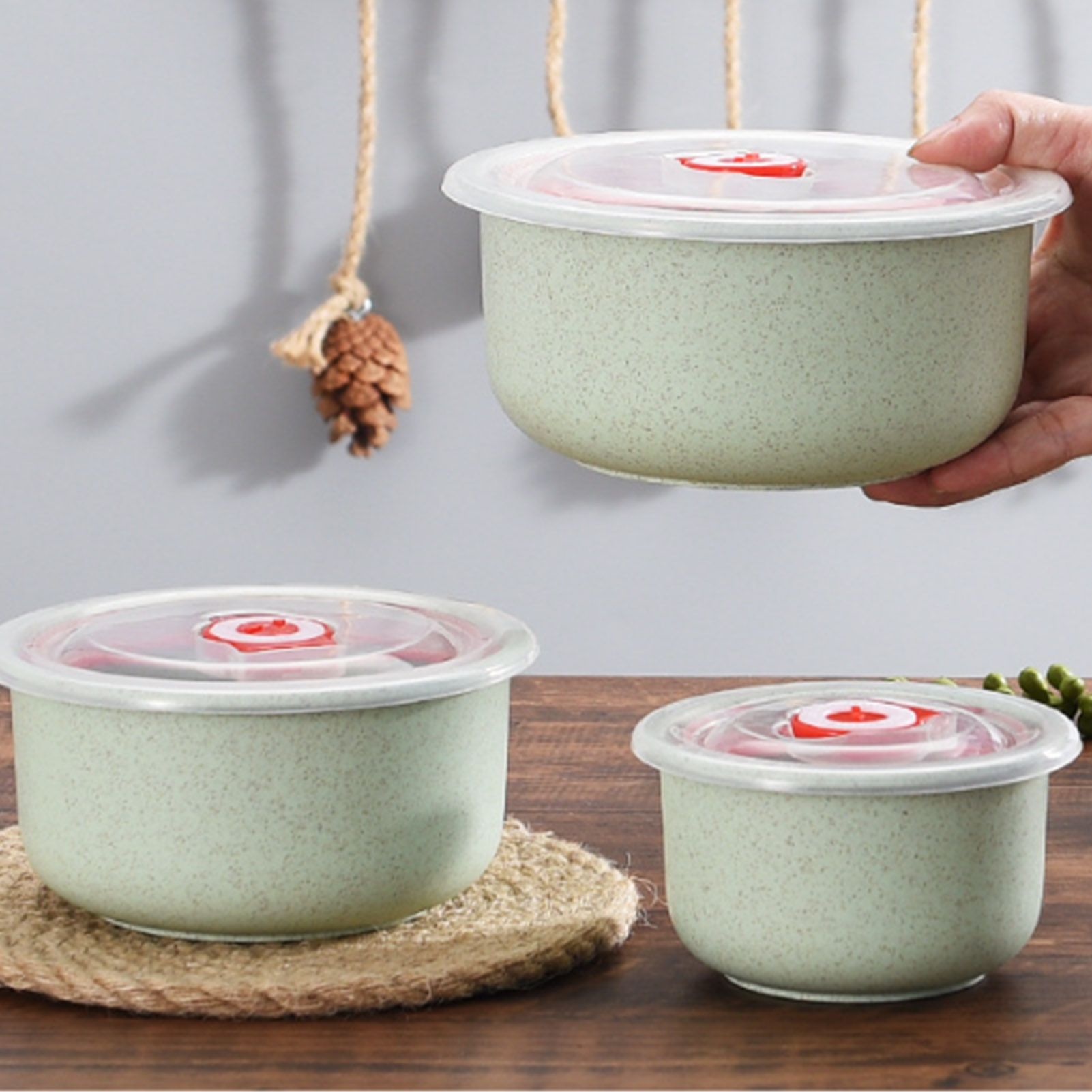 3 pçs recipientes de armazenam - Storage Food Prep avaliação e preço