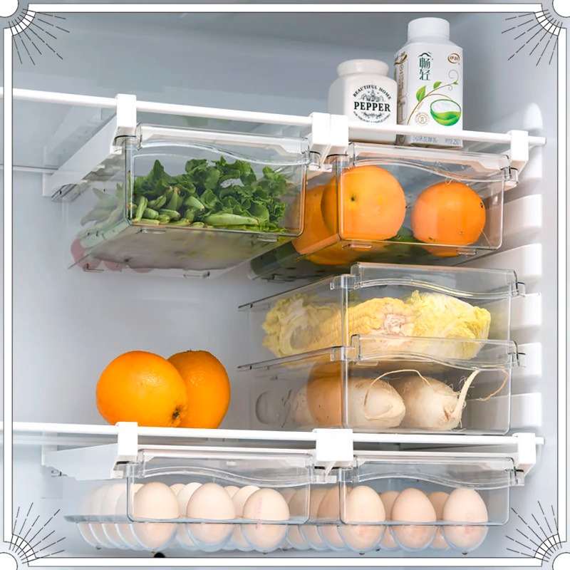 Organizador de Frutas Transpar - Food Storage Containers Plastic Box avaliação e preço