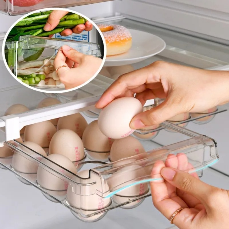 Organizador de Frutas Transpar - Food Storage Containers Plastic Box avaliação e preço