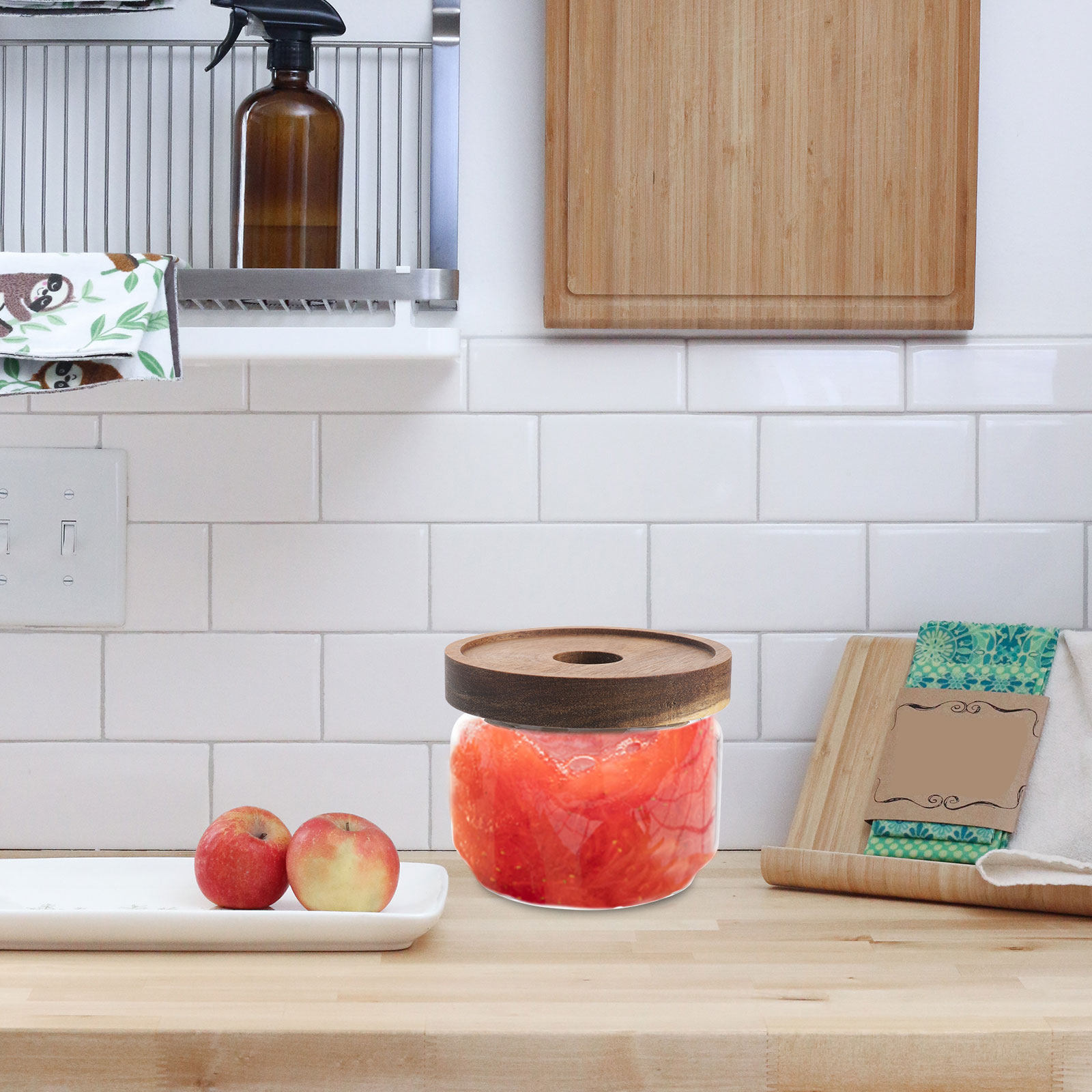 Conjunto de 2 potes de vidro h - Food Storage Kitchen avaliação e preço