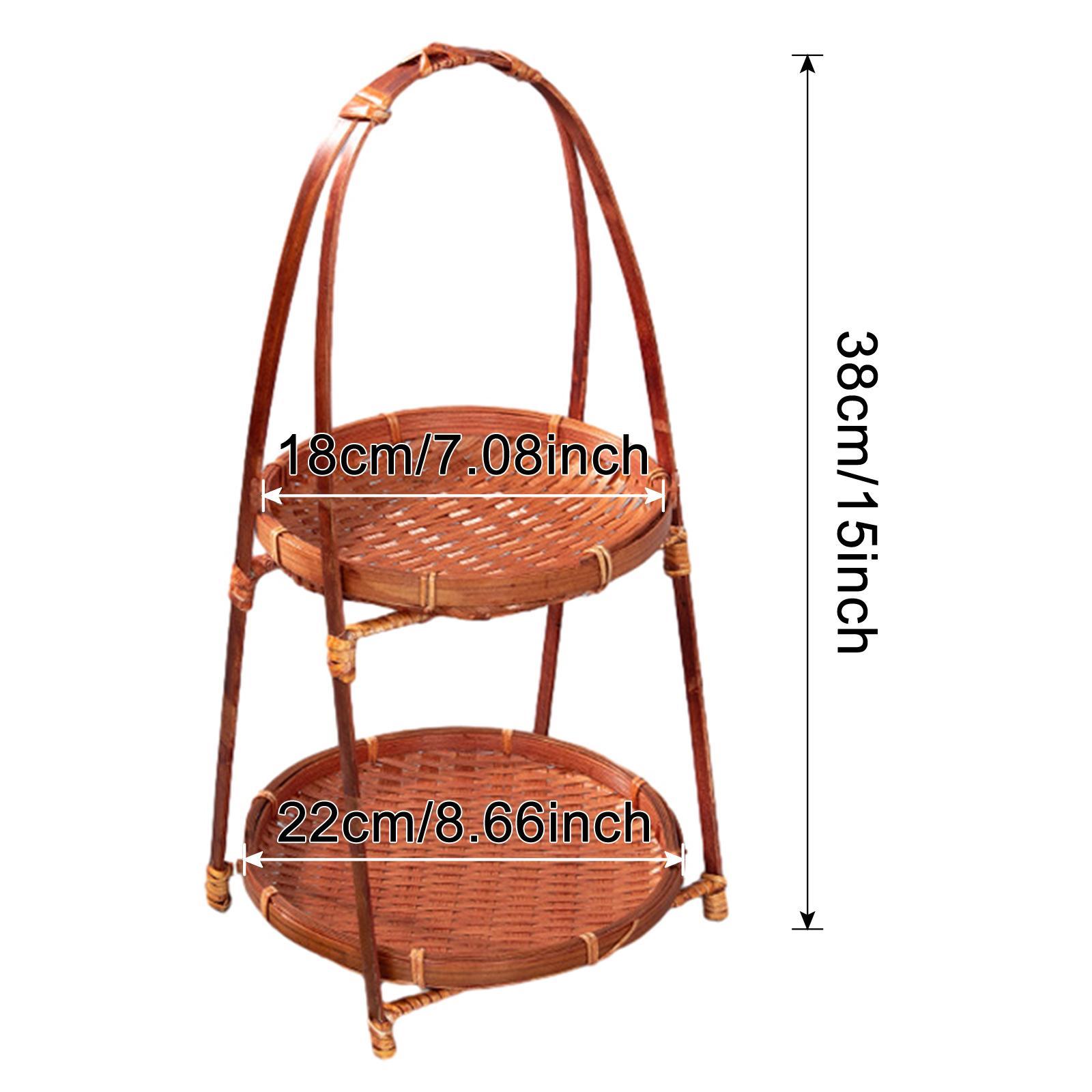 Cesta de frutas tecida de bamb - Food Storage For Restaurant avaliação e preço
