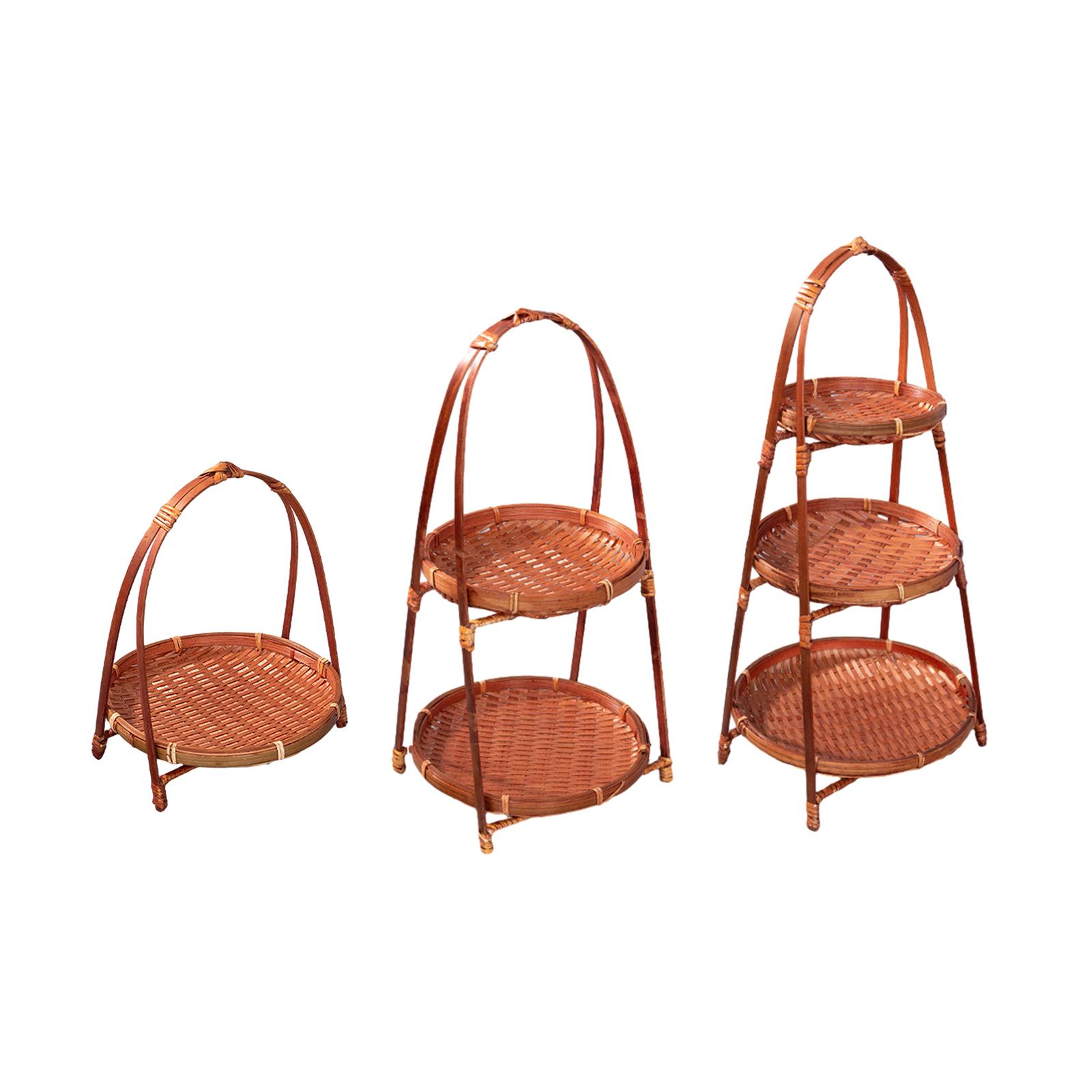 Cesta de frutas tecida de bamb - Food Storage For Restaurant avaliação e preço