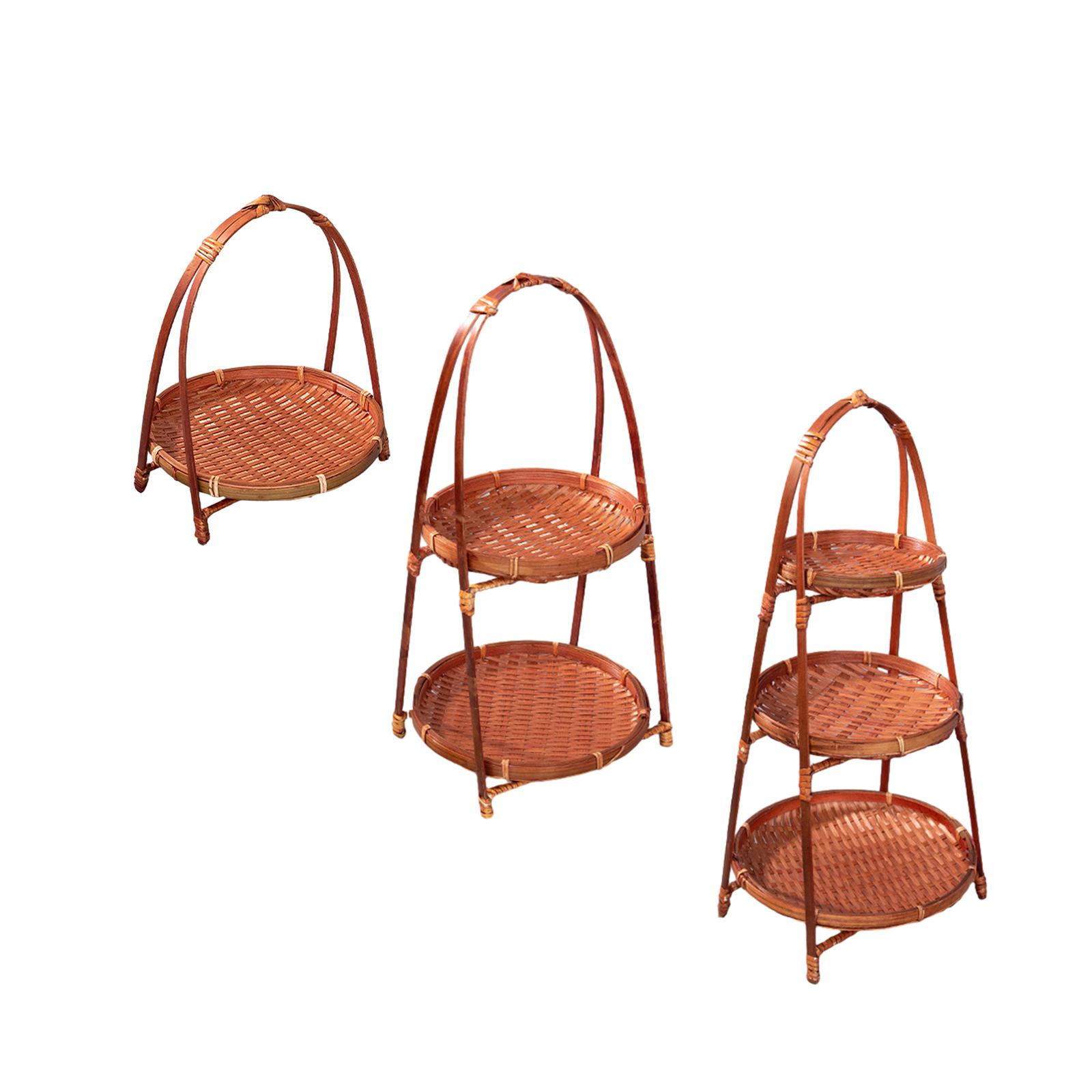 Cesta de frutas tecida de bamb - Food Storage For Restaurant avaliação e preço