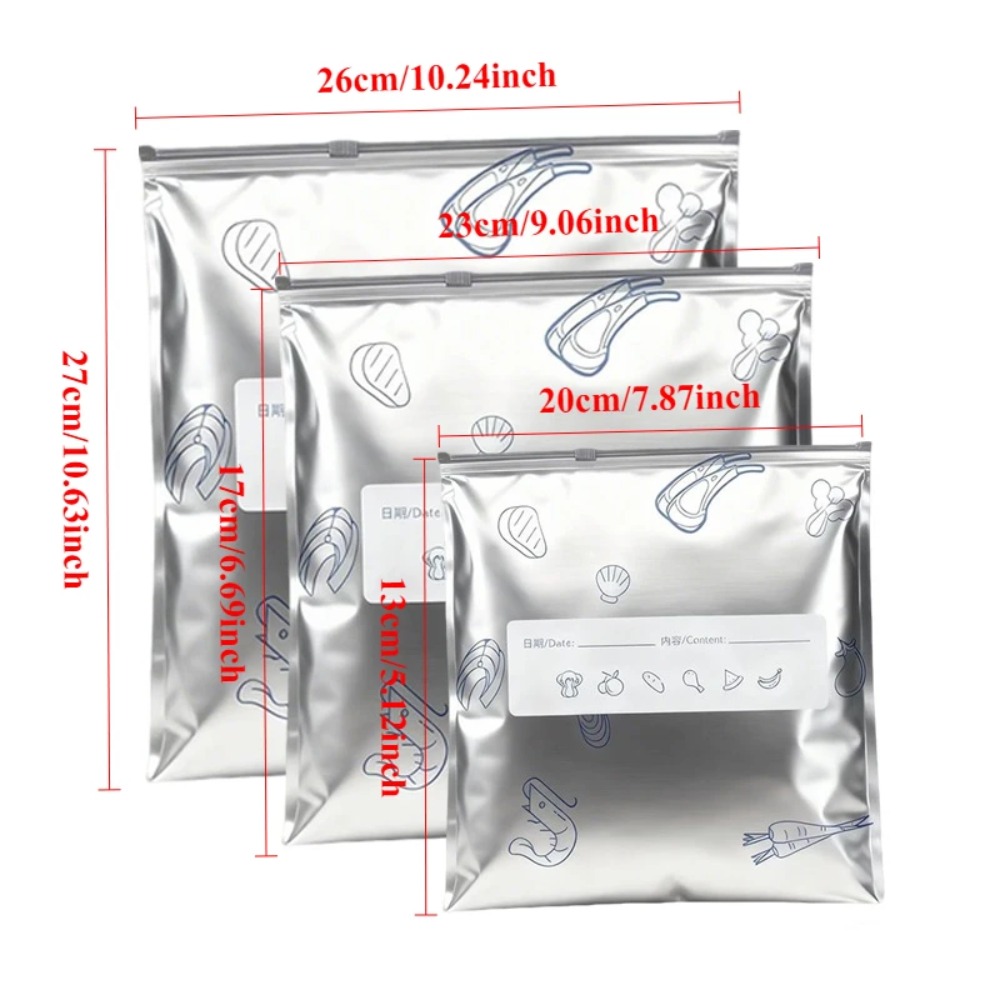 35 Peças de Sacos de Armazenam - Food Storage Zipper Bags avaliação e preço
