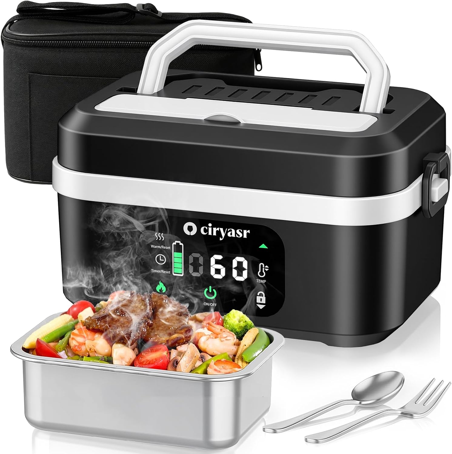 Marmita Elétrica Potente, 1.35 - Food Storage Warmer avaliação e preço