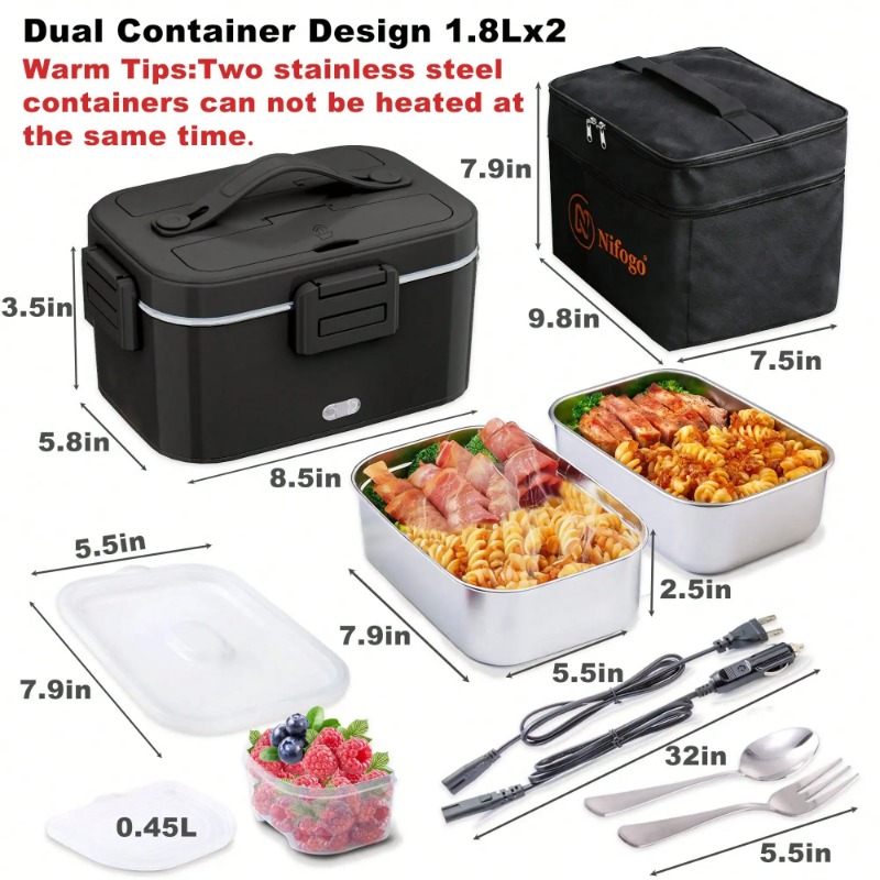 Marmita Elétrica Aquecida de 1 - Food Storage Warmer avaliação e preço