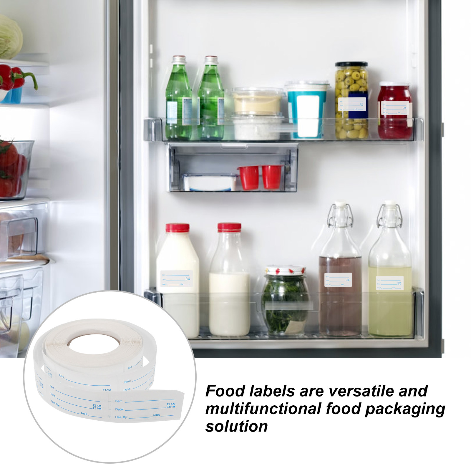 1 Rolo de Etiquetas Adesivas d - Food Storage For Restaurant avaliação e preço
