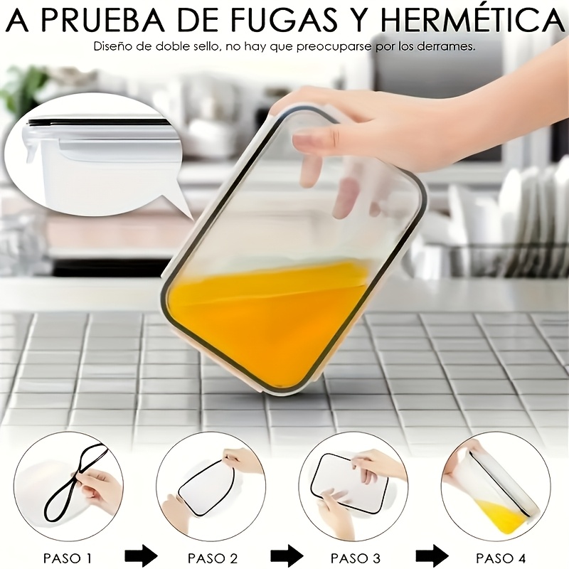 Conjunto de 8 Peças Inclui 4 R - Food Storage Equipment avaliação e preço