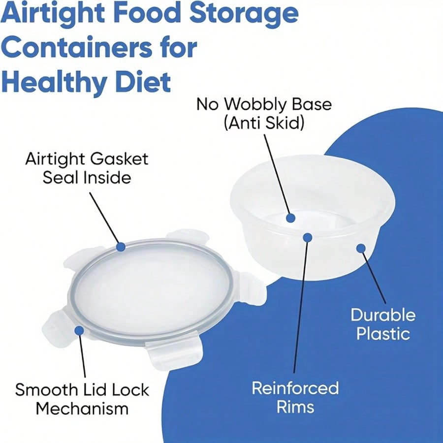 Conjunto de recipientes para p - Storage Food Prep avaliação e preço