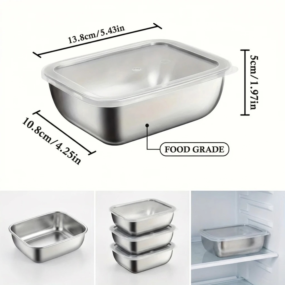 Conjunto de 6 Recipientes de A - Food Storage Equipment avaliação e preço