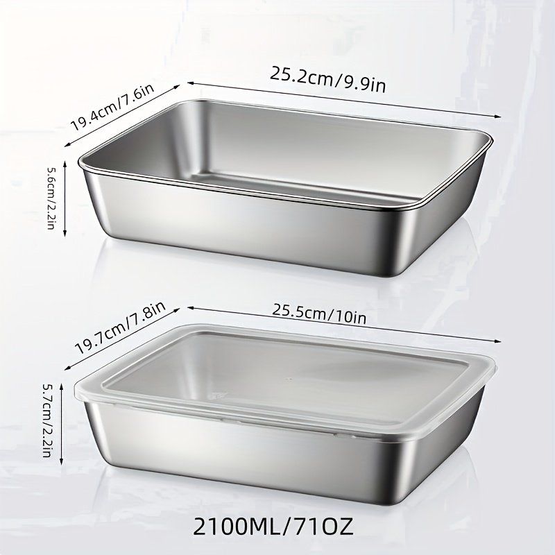 Conjunto de 4 Recipientes de A - Storage Food Prep avaliação e preço
