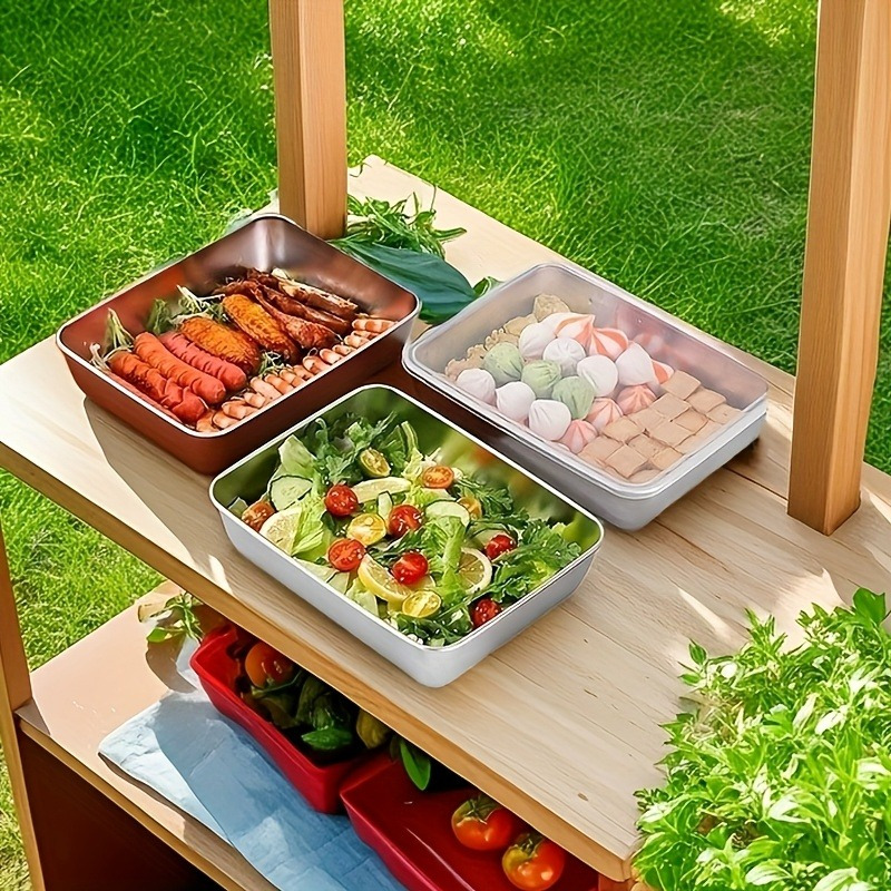 Conjunto de 4 Recipientes de A - Storage Food Prep avaliação e preço