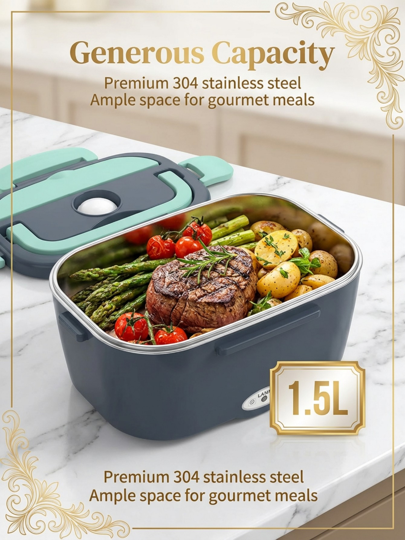 Marmita Elétrica Aquecida 60W  - Food Storage Warmer avaliação e preço