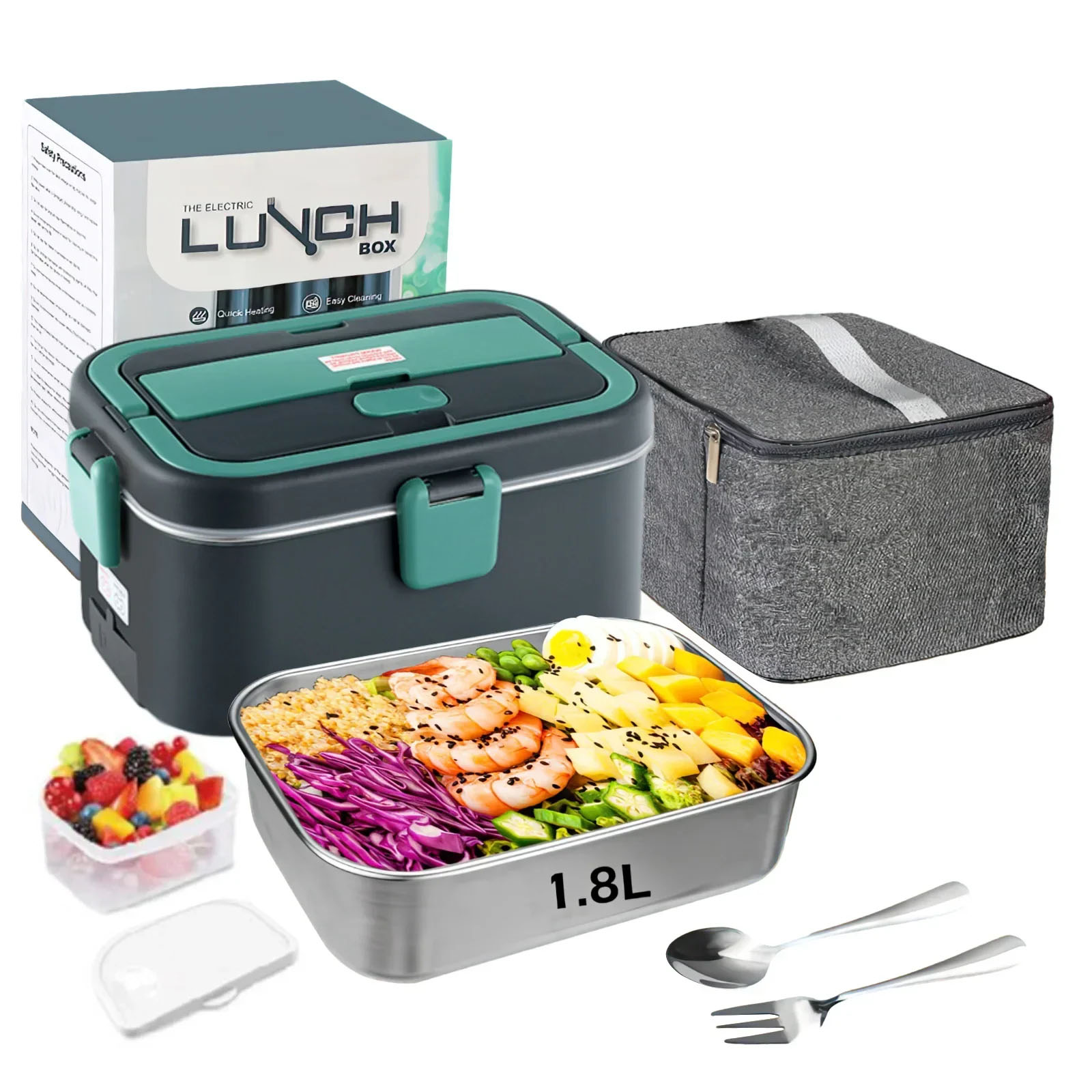 Lancheira elétrica aquecedor d - Food Storage Warmer avaliação e preço