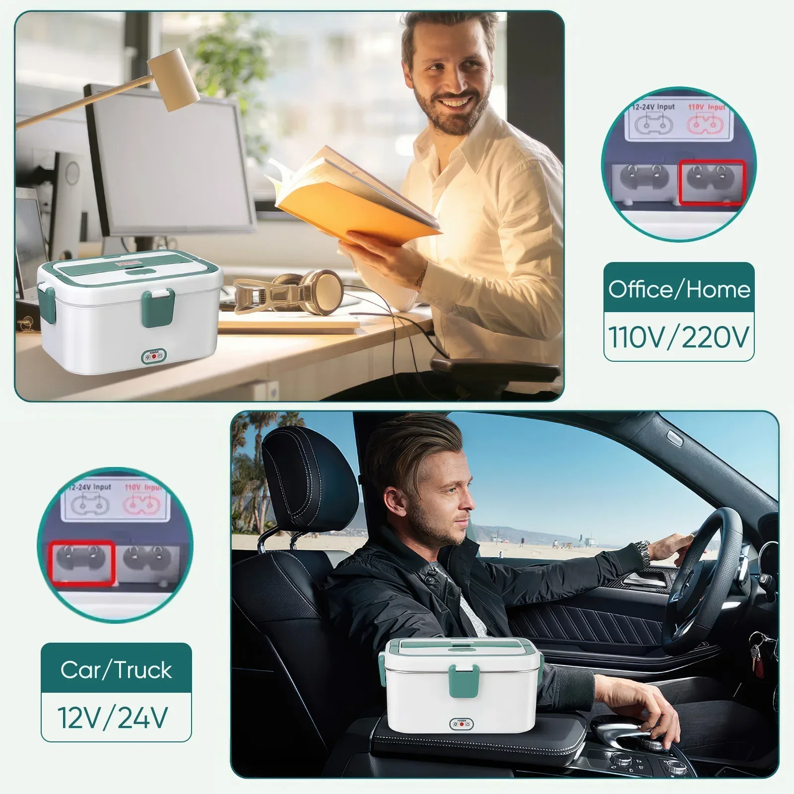 Lancheira elétrica aquecedor d - Food Storage Warmer avaliação e preço