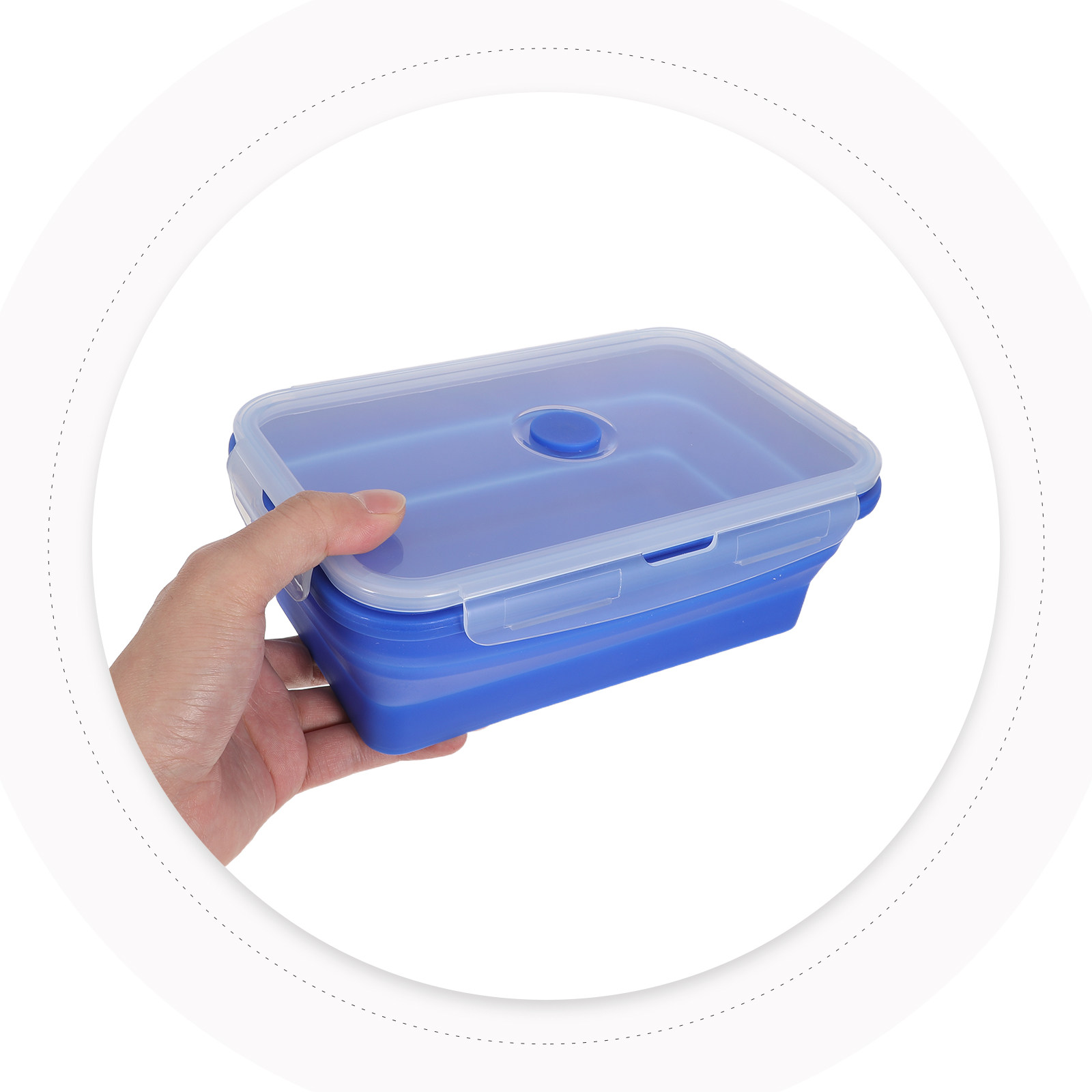 4 recipientes dobráveis de sil - Food Storage Containers Plastic Box avaliação e preço