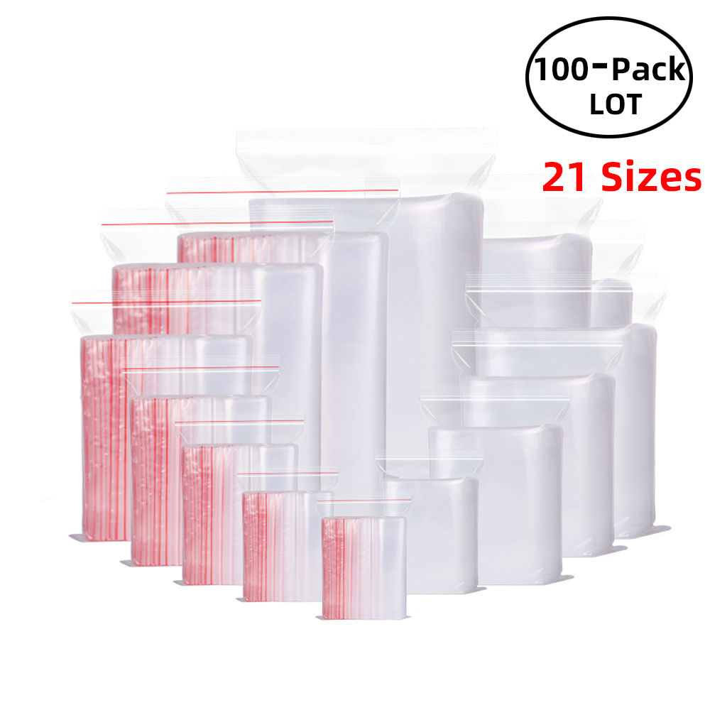 100 unidades/pacote sacos de b - Food Storage Zipper Bags avaliação e preço