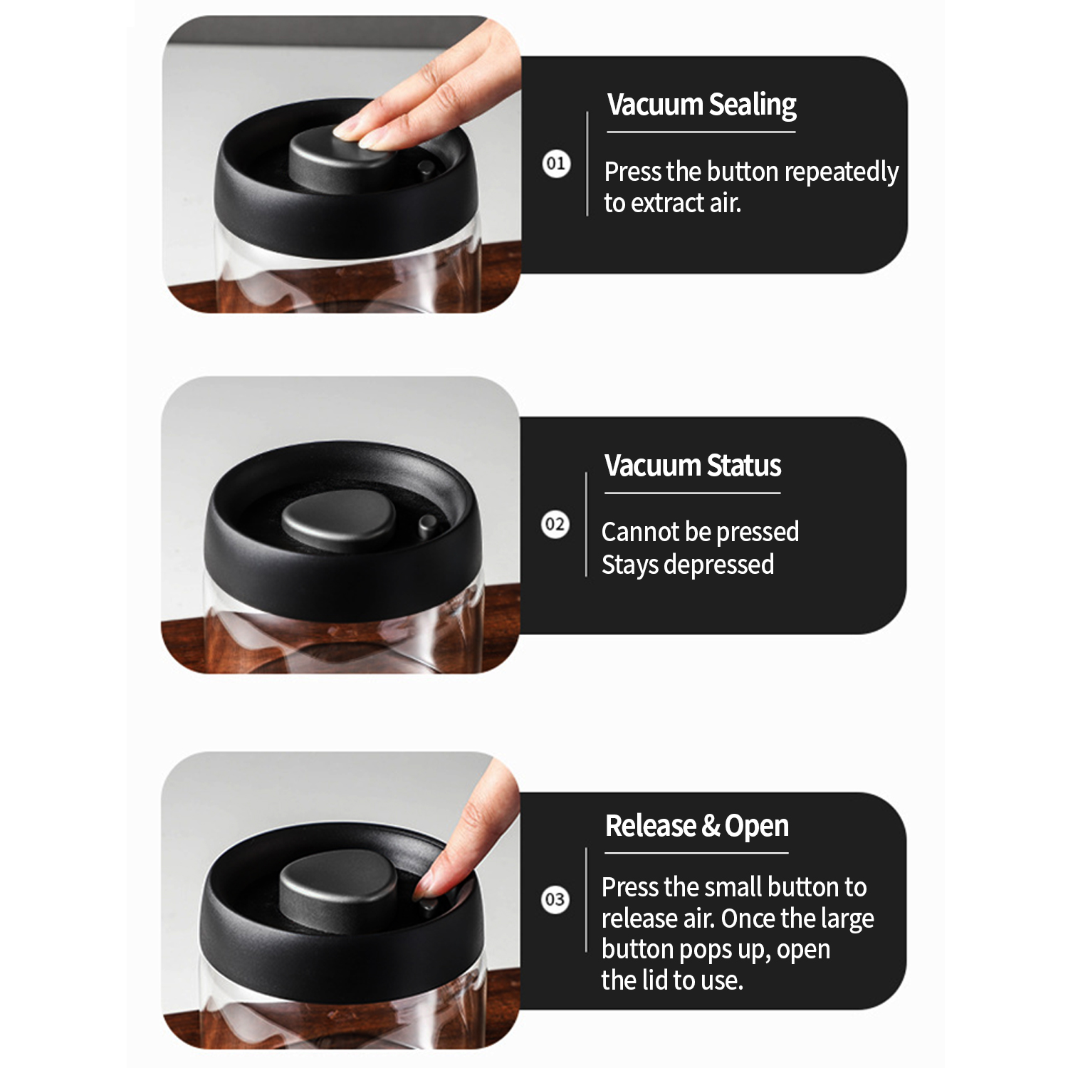 OANKR Recipiente a Vácuo para  - Food Storage Vacuum avaliação e preço