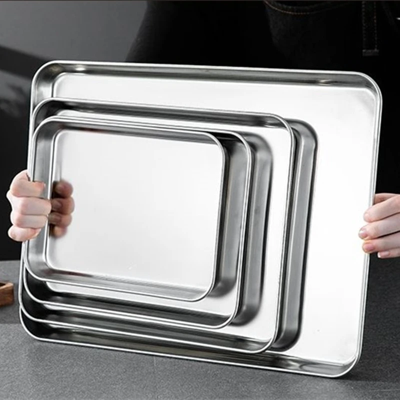 Bandejas Retangulares de Aço I - Food Storage For Restaurant avaliação e preço