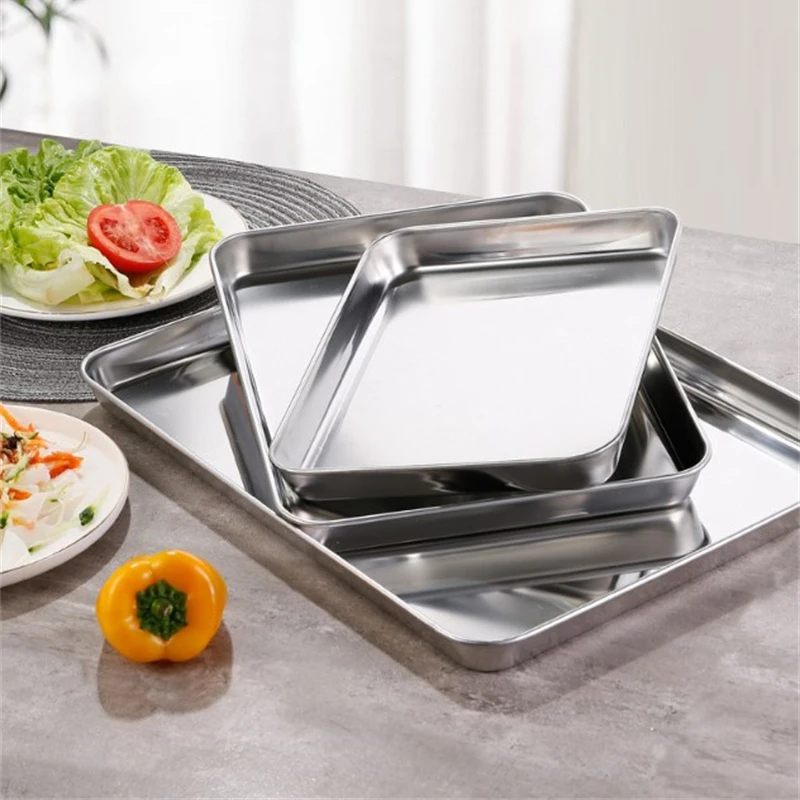 Bandejas Retangulares de Aço I - Food Storage For Restaurant avaliação e preço